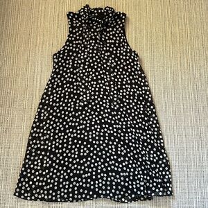 Calvin Klein Womens Mini Polka Dot Shift Dress